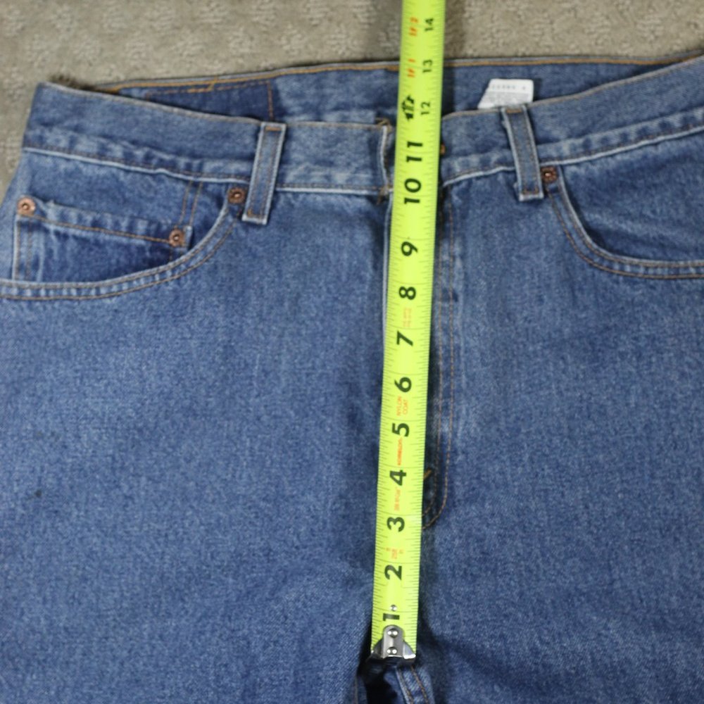 Vintage Y2K Levi's 505 Size 34x34 Medium Wash Blue Jeans - Picture 4 of 6